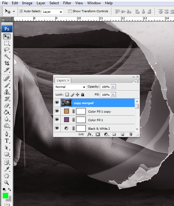 Create a Conceptual Monochromatic Composition in Pixel77