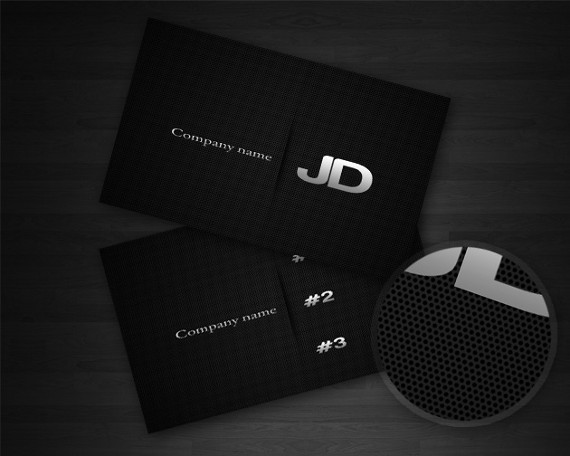 carbon business card 15+ Two Sided Business Card Templates