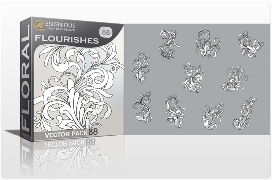 designious floral vector pack 88 preview 1 A Look Back at 2010   Designious.com