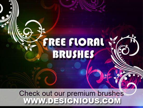 free floral photoshop brushes designious A Look Back at 2010   Designious.com