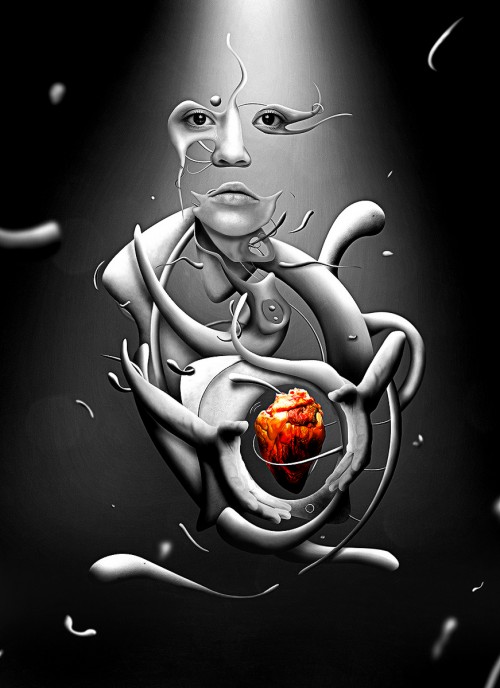 heart final 500x688 Photoshop Tutorials Roundup – January 2011