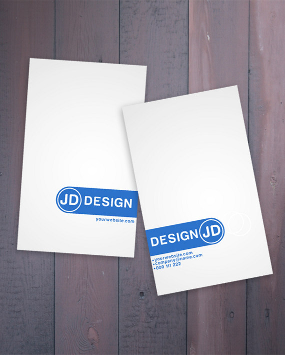 minimalistic business card 15+ Two Sided Business Card Templates