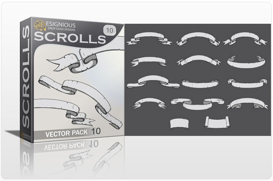 vector ribbons 10 scrolls10 A Look Back at 2010   Designious.com