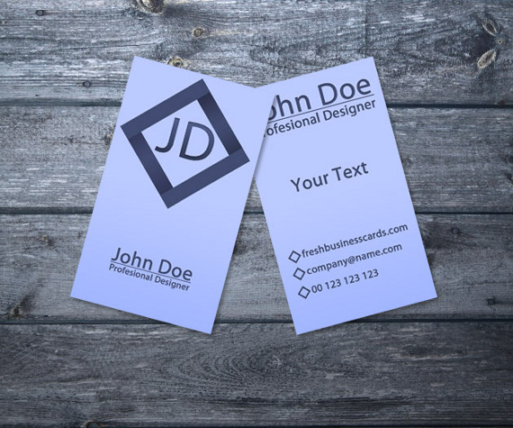 modern business card 15+ Two Sided Business Card Templates