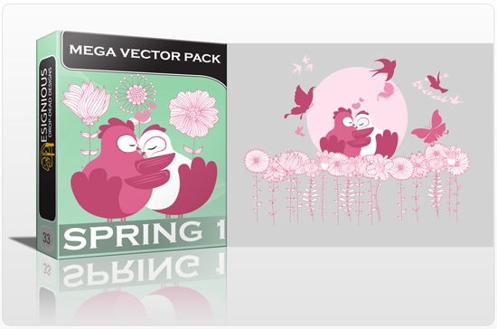 3 Spring Mega Vector Pack Preview Design Cocktail 5 – 49 Design Goodies at a Killer Price & Giveaway