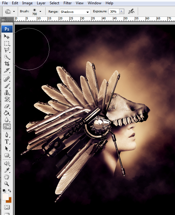 36 designioustimes conceptual headdress photoshop tutorial How to Create a Conceptual Headdress in Photoshop