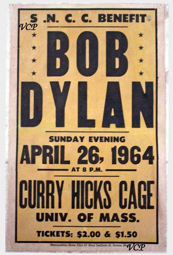 Bob Dylan Concert Poster 1960s Print Ad Designs Through the Decades: The 60s