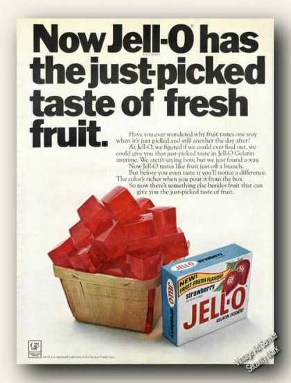 Jell O Print Ad 1960s Print Ad Designs Through the Decades: The 60s