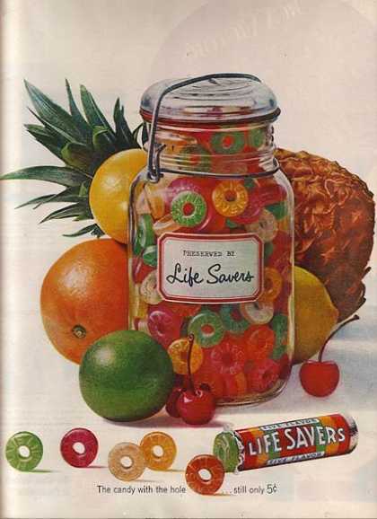 Life Savers Print Ad 1960s Print Ad Designs Through the Decades: The 60s