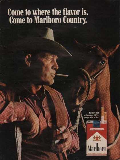 Marlboro Print Ad 1969 Print Ad Designs Through the Decades: The 60s