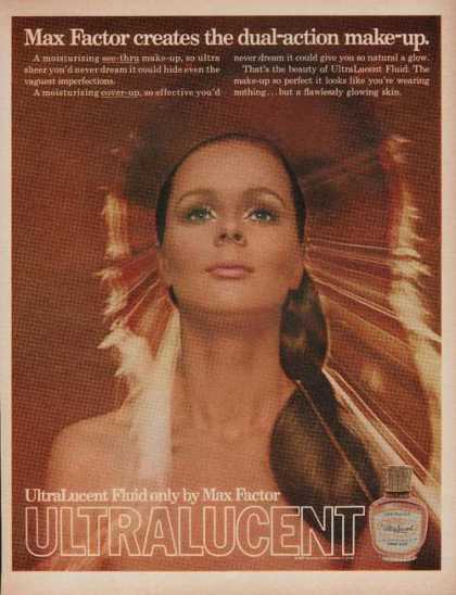 Max Factor Ultralucen Print Ad Print Ad Designs Through the Decades: The 60s