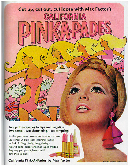 Max Factor print ad 1967 Print Ad Designs Through the Decades: The 60s