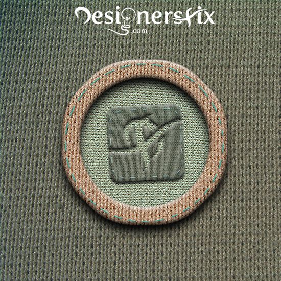 realistic fabric textured button photoshop tutorial Photoshop Tutorials Roundup   February 2011