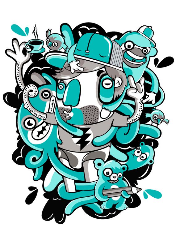 Artist of the Week DXTR 12 Artist of the Week   Illustrator Dennis Schuster aka DXTR