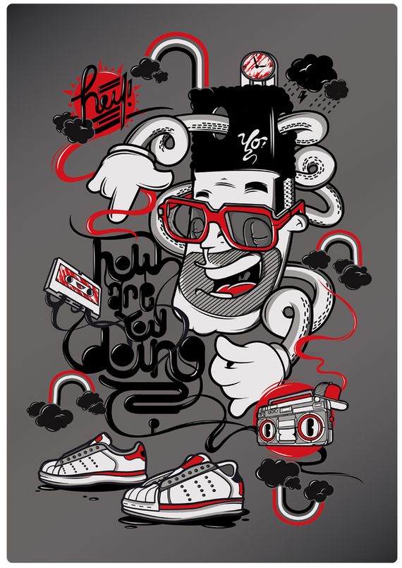 Artist of the Week DXTR 8 Artist of the Week   Illustrator Dennis Schuster aka DXTR