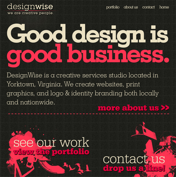 DesignWise Website Design Creative Typography in Web Design   Breaking the Rules
