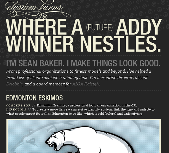 Elysium-Burns-Website-Design Elysium Burns Website Design Creative Typography in Web Design Breaking the Rules