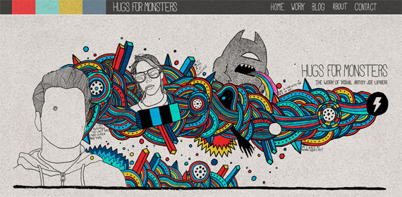 Joe Lifrieri website design Creative Typography in Web Design   Breaking the Rules