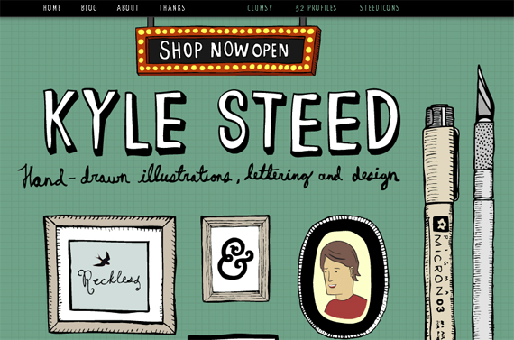 Kyle Steed Website Design Creative Typography in Web Design   Breaking the Rules