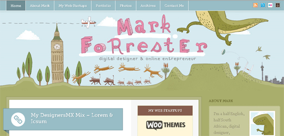 Mark Forrester Website Design Creative Typography in Web Design   Breaking the Rules