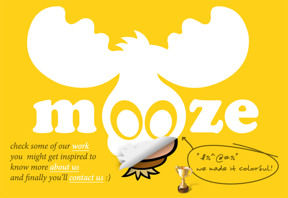 Mooze Design Website Design Creative Typography in Web Design   Breaking the Rules