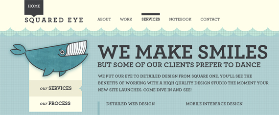 Squared Eye Services Website Design Creative Typography in Web Design   Breaking the Rules