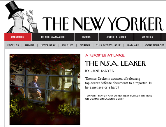 The New Yorker Website Design Creative Typography in Web Design   Breaking the Rules