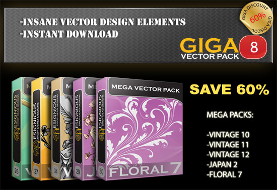 designious giga 8 preview New Awesome Giga Vector Pack 8 from Designious.com