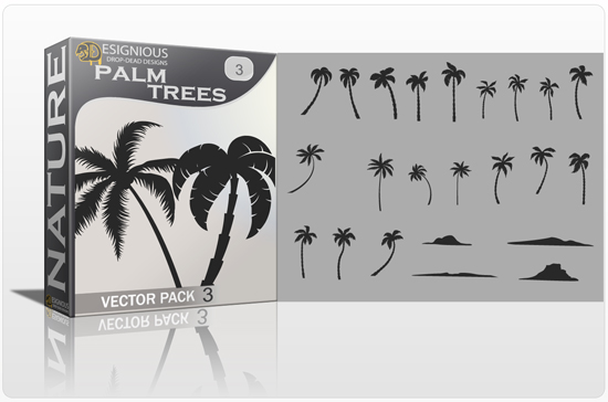 designious palm trees vector pack 3 preview 1 Fresh Summer Vector Packs from Designious.com
