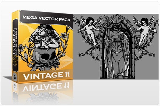 vintage 11 prev 1 New Awesome Giga Vector Pack 8 from Designious.com