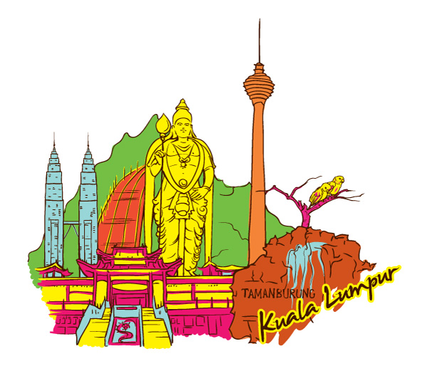 17 05 2011 54 Antalya, Bangkok, Dubai, Hong Kong, Istanbul and Kuala Lumpur   Famous Cities Vector Pack 1