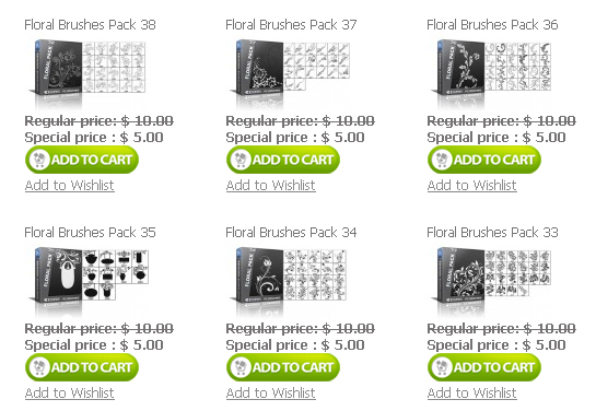 Brushes Designious.com is Melting the Prices   50% Discount on All Products!