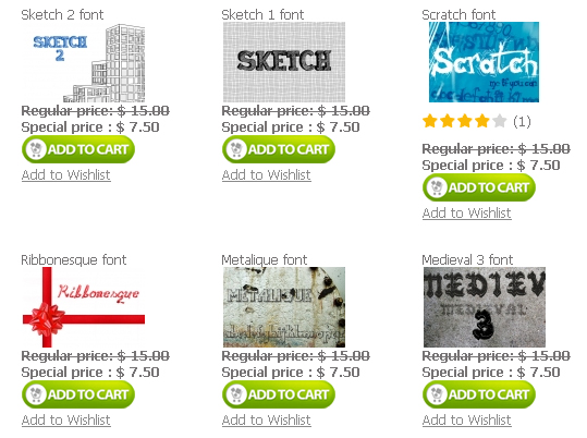 Fonts1 Designious.com is Melting the Prices   50% Discount on All Products!