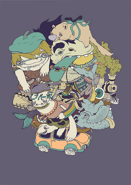 Camellie Illustration 6 Beautiful and Funny Illustrations by Camellie