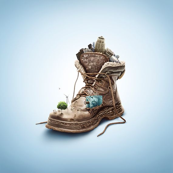 Eco friendly show Photoshop tutorial2 Photoshop Tutorials Roundup   June 2011