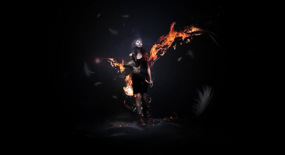 Supernatural Dark Burning Concept Photoshop Tutorial Photoshop Tutorials Roundup   June 2011