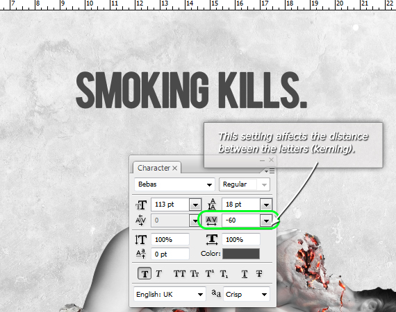 31-pixel77-anti-fumo-ad-tutorial 31 pixel77 anti ad tutorial fumar Como criar um anúncio de fumar Concept Anti com Photoshop