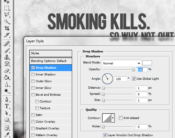 33 pixel77 anti ad tutorial fumar Como criar um anúncio de fumar Concept Anti com Photoshop
