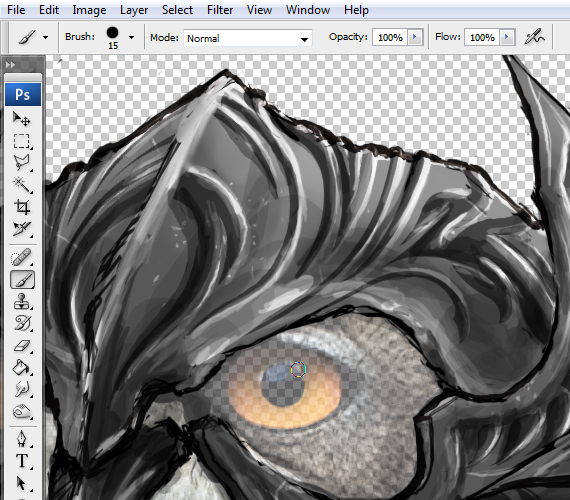 14 pixel 77 owl poster tutorial Design Process: How to create a movie poster with Photoshop and Paint Tool SAI