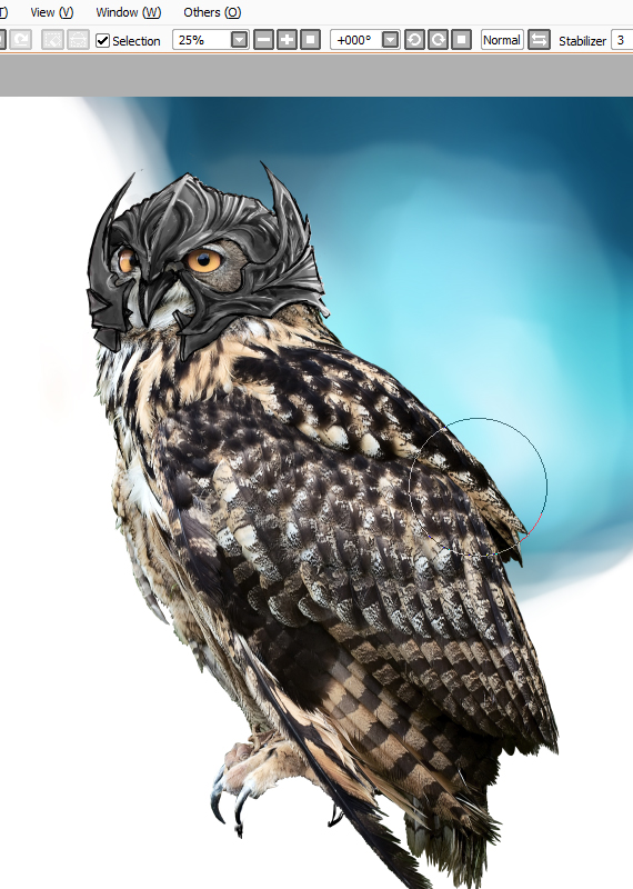 16 pixel 77 owl poster tutorial Design Process: How to create a movie poster with Photoshop and Paint Tool SAI