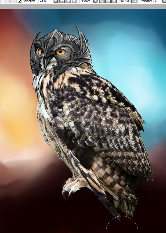 18 pixel 77 owl poster tutorial Design Process: How to create a movie poster with Photoshop and Paint Tool SAI