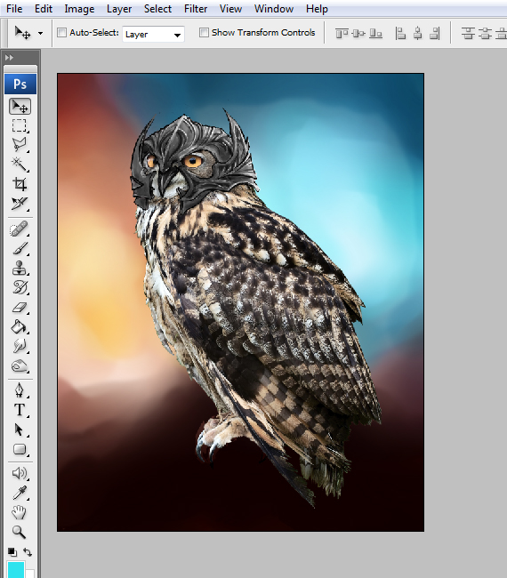 21 pixel 77 owl poster tutorial Design Process: How to create a movie poster with Photoshop and Paint Tool SAI