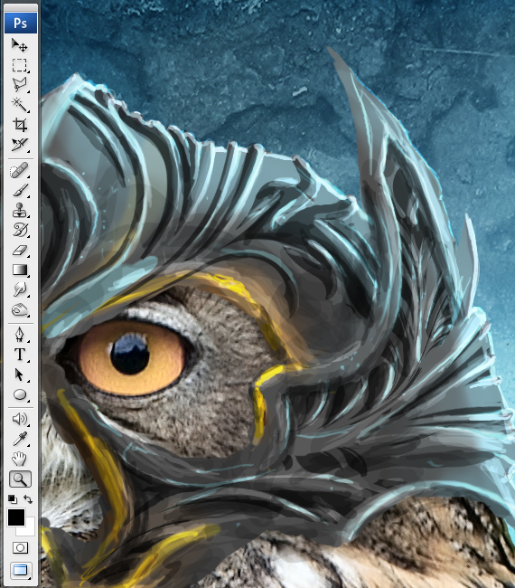 24 pixel 77 owl poster tutorial Design Process: How to create a movie poster with Photoshop and Paint Tool SAI