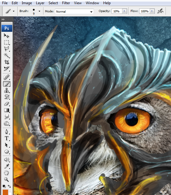 25.1 pixel 77 owl poster tutorial Design Process: How to create a movie poster with Photoshop and Paint Tool SAI