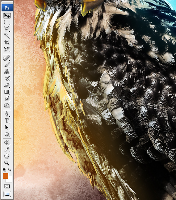 29 pixel 77 owl poster tutorial Design Process: How to create a movie poster with Photoshop and Paint Tool SAI