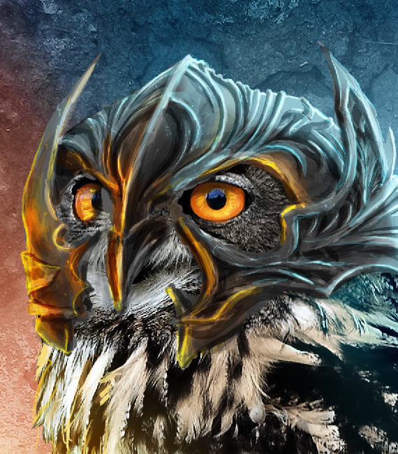 30 pixel 77 owl poster tutorial Design Process: How to create a movie poster with Photoshop and Paint Tool SAI