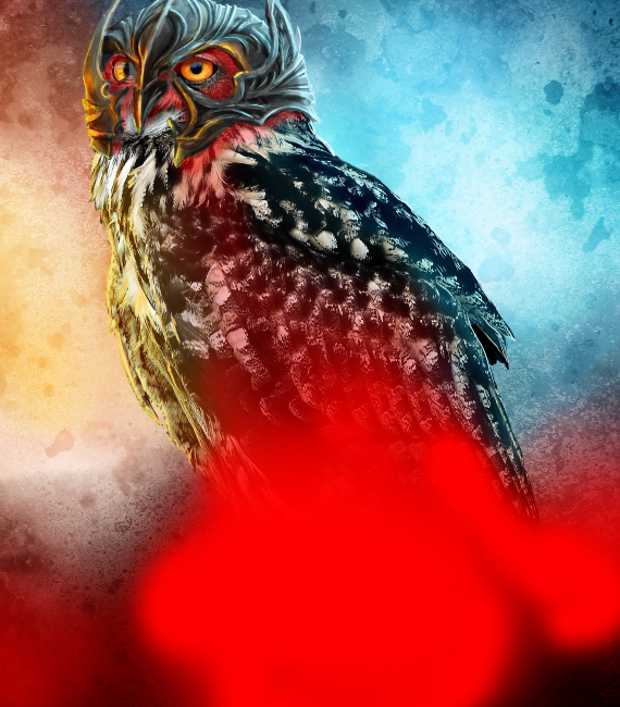 31 pixel 77 owl poster tutorial Design Process: How to create a movie poster with Photoshop and Paint Tool SAI