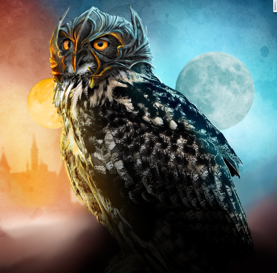 36 pixel 77 owl poster tutorial Design Process: How to create a movie poster with Photoshop and Paint Tool SAI