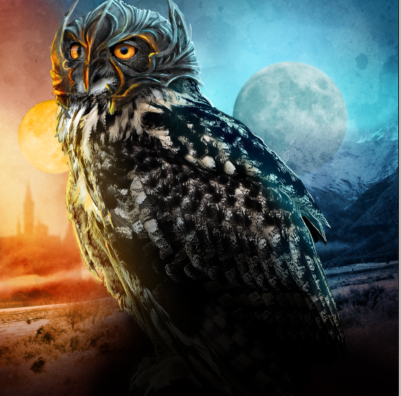 37.1 pixel 77 owl poster tutorial Design Process: How to create a movie poster with Photoshop and Paint Tool SAI