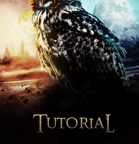 40.2 pixel 77 owl poster tutorial Design Process: How to create a movie poster with Photoshop and Paint Tool SAI